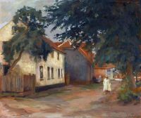 Philipsen Sally From A Quiet Street In Dragor
