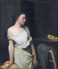 Philpot Glyn Warren Girl At Her Toilet Ca. 1910 canvas print