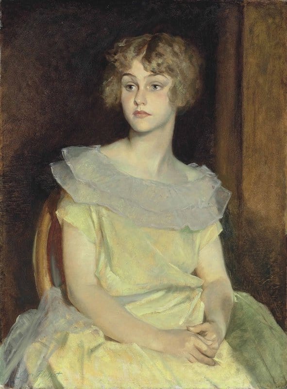 Philpot Glyn Warren Portrait Of Ellen Borden Stevenson canvas print
