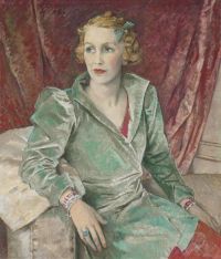 Philpot Glyn Warren Portrait Of Lady Benthall Ca. 1935 canvas print