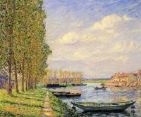 Picabia A Canal At St. Mammes canvas print