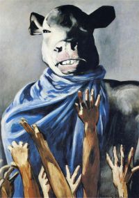 Picabia Calf Worship canvas print