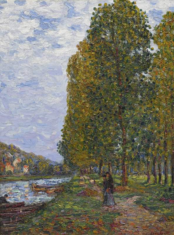 Picabia Francis Effet D Automne Au Bord Du Loing Saint Mammes Ca. 1905 canvas print