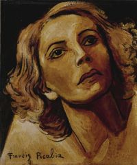 Picabia Francis Femme Rousse Ca. 1941 43 لوحة مطبوعة