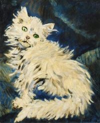 Picabia Francis Le Chat Blanc Ca. 1940 43 canvas print