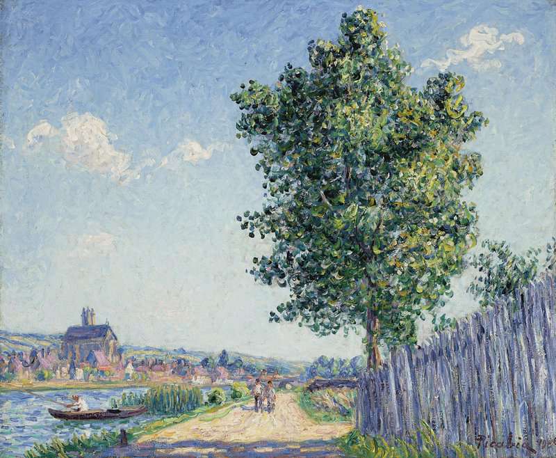 Picabia Francis Le Peuplier Effet De Soleil Villeneuve Sur Yonne 1906 canvas print