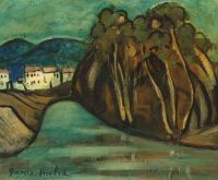 Picabia Francis Paysage Ca. 1937 طباعة قماشية