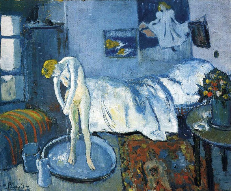 Picasso A Blue Room A Tub canvas print