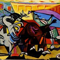 Picasso Een stierengevecht