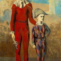 Acróbata Picasso Y Arlequín Joven