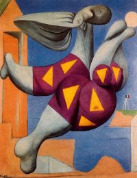 Picasso baigneur avec ballon de plage