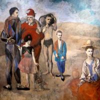 Picasso-familie van Saltimbanques