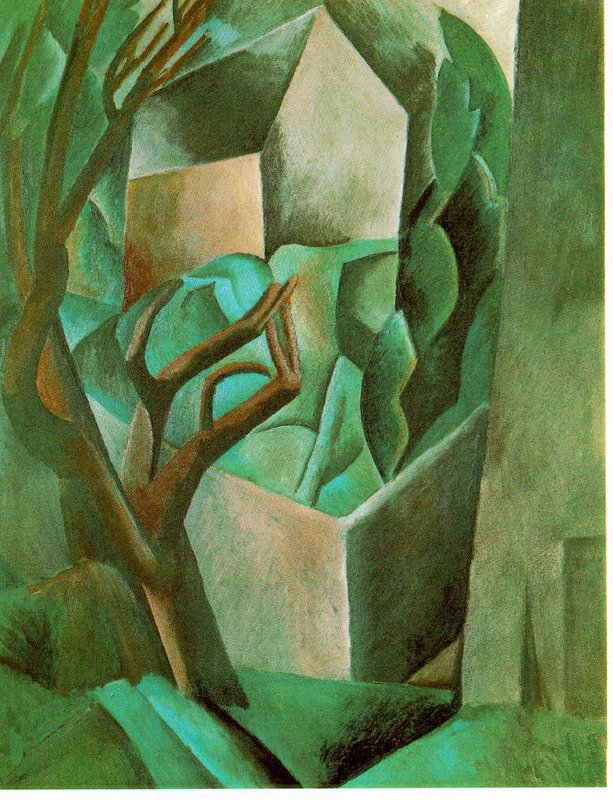 Picasso House In The Garden canvas print