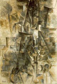 Picasso L Accordioniste 130x89cm canvas print