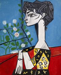 Picasso Madame Z - Jacqueline Avec Des Fleurs - 1954 canvas print