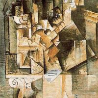 Picasso Man Met Een Gitaar