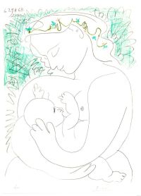Picasso Maternity   Drawing canvas print