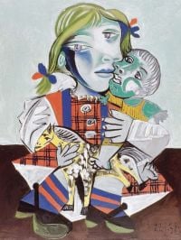 Picasso Maya With Doll canvas print