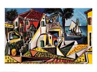 Picasso paesaggio mediterraneo