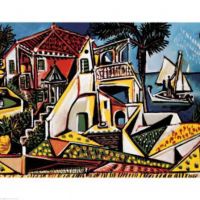 Picasso Mediterranean Landscape