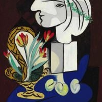 Picasso Bodegón con tulipanes - 1932