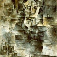 Picasso portret van Daniel Henry Kahnweiler 100x72cm