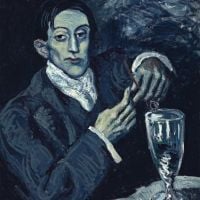Picasso Portret van Angel Fernandez De Soto The Absinthe Drinker