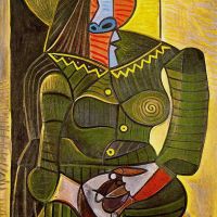 Picasso mujer en verde