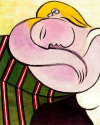 Picasso Frau mit gelbem Haar