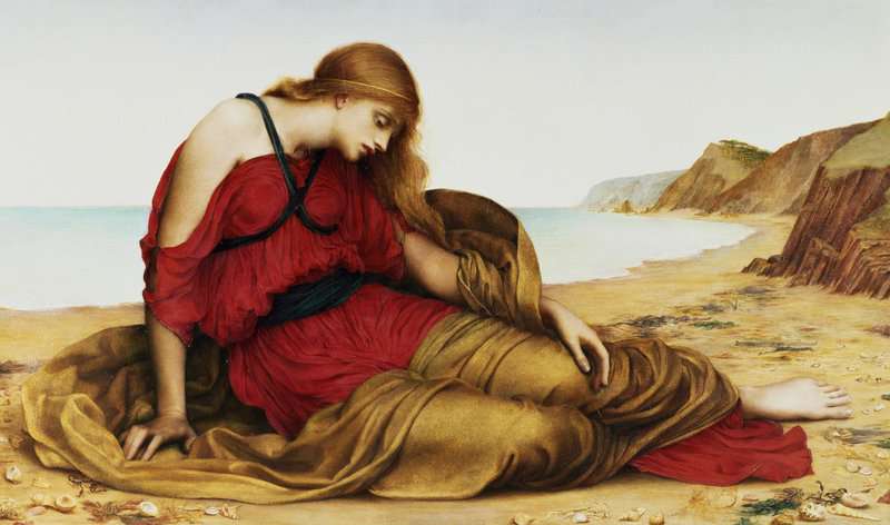 Pickering De Morgan Evelyn Ariadne In Naxos 1877 canvas print