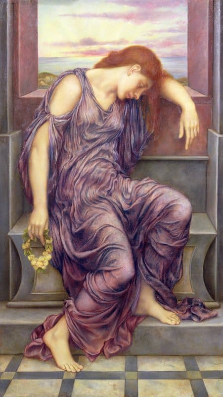 Pickering De Morgan Evelyn In Memoriam 1890 canvas print