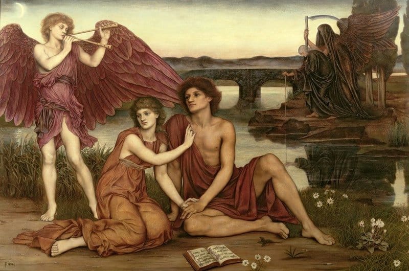 Pickering De Morgan Evelyn Love S Passing 1883 canvas print