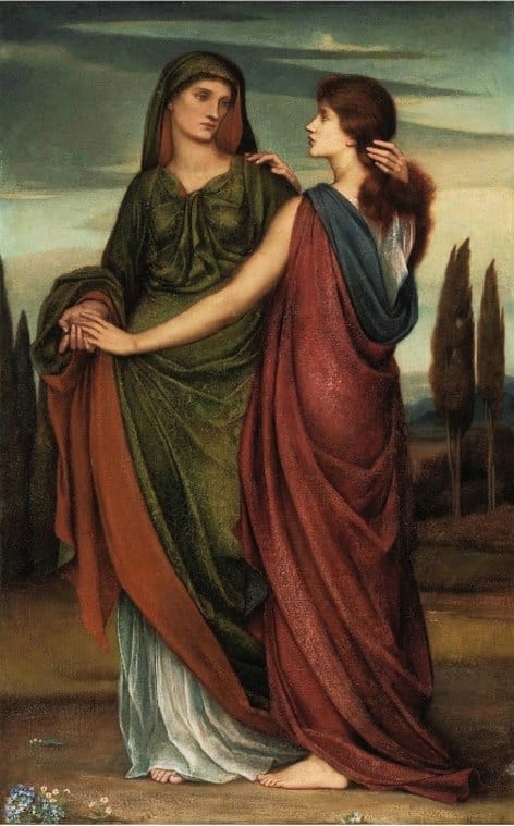 Pickering De Morgan Evelyn Naomi And Ruth 1887 canvas print