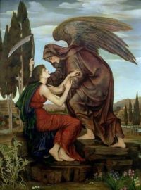 Pickering De Morgan Evelyn The Angel Of Death I 1880 canvas print
