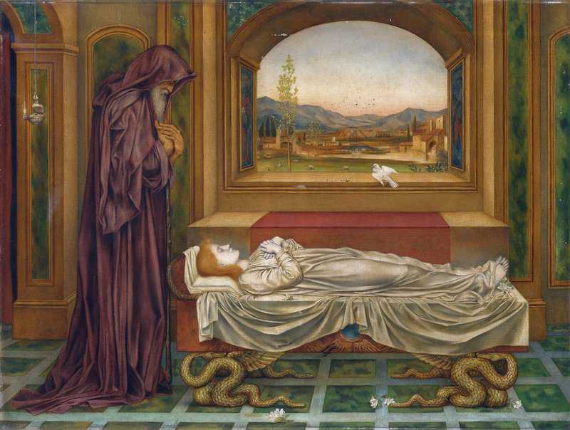Pickering De Morgan Evelyn The Wandering Jew. Whom The Gods Love Die Young 1888 canvas print