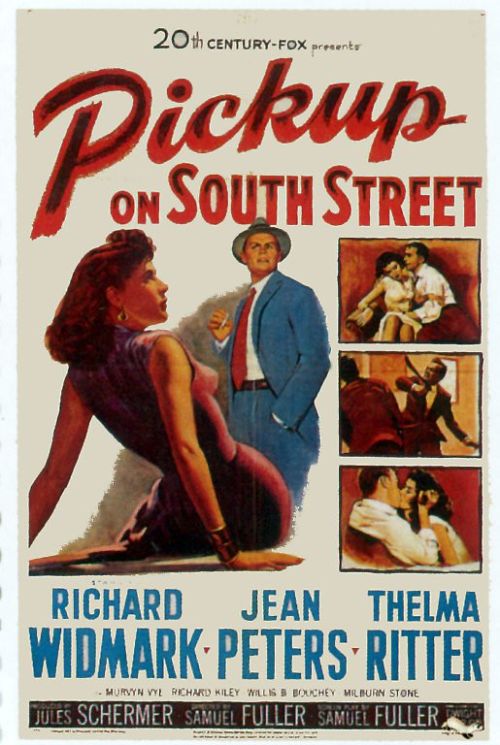 Pickup On South Street 1953 Movie Poster canvas print