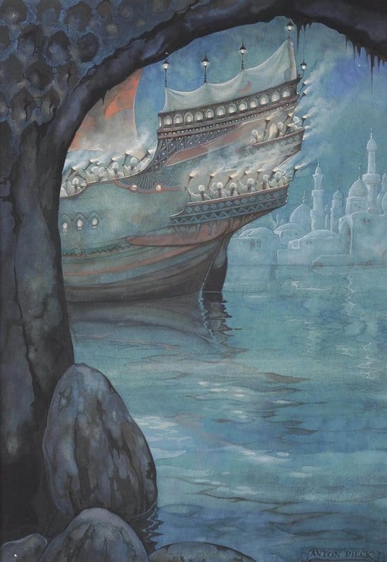 Pieck Anton From 1001 Arabian Nights The Story Of The Strange Khalif Ca. 1975 canvas print