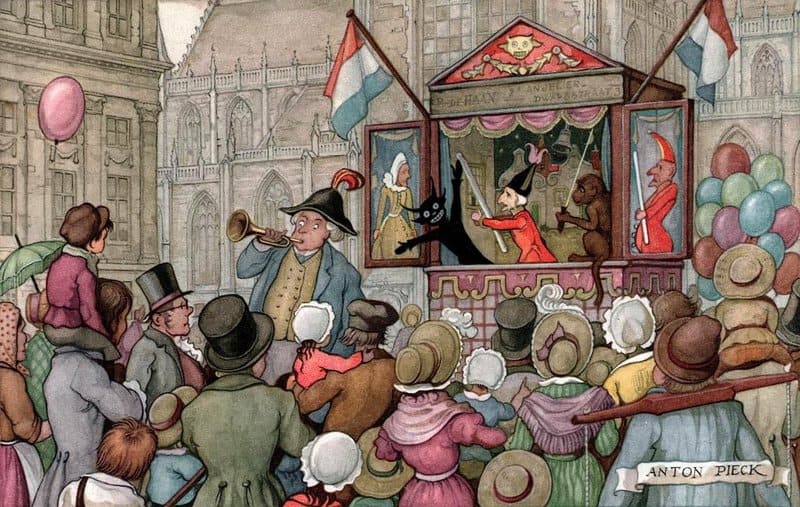 Pieck Anton Puppet Theater At The Dam Square In Amsterdam canvas print