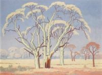 Pierneef Jacob Hendrik Acacia Trees In The Veld 1953 canvas print
