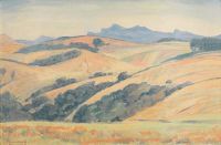 Pierneef Jacob Hendrik Karoo Landscape canvas print
