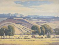 Pierneef Jacob Hendrik The Drakensberg From The Bushveld Encarpment canvas print