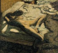 Pierre Bonnard Femme Assoupie Sur Un Lit Ou L Indolente Ou Farniente 1899