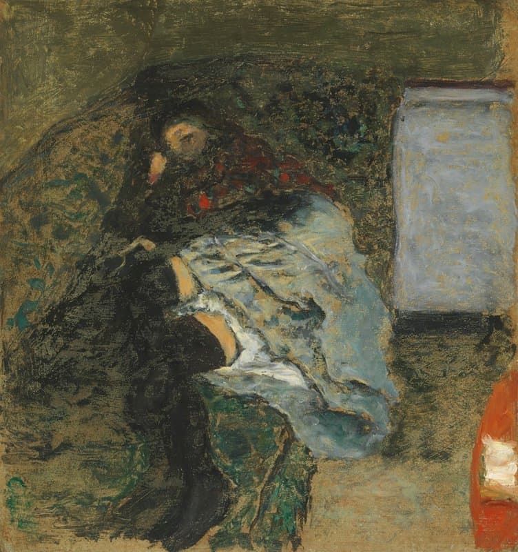 Pierre Bonnard Marthe Bonnard Sur Un Divan C. 1900 canvas print