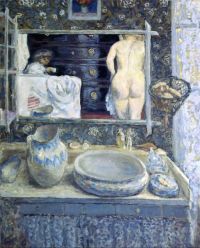 Pierre Bonnard Mirror In The Dressing Room Before 1947