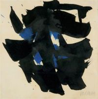 Pierre Soulages Abstrakte Komposition 1959 canvas print