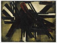 Pierre Soulages Painting 10 년 1952 월 XNUMX 일