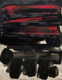 Pierre Soulages Painting 146 X 114 Cm 6年1960月XNUMX日