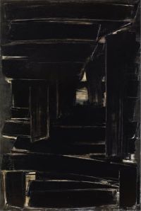 Pierre Soulages Painting 195 X 130 Cm 1年1957月XNUMX日