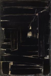 Pierre Soulages Painting 195 X 130 Cm 1年1957月XNUMX日