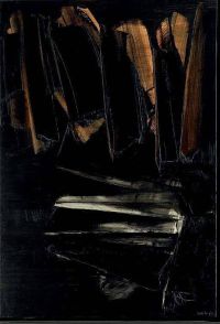 Pierre Soulages Painting, 7 novembre 59
